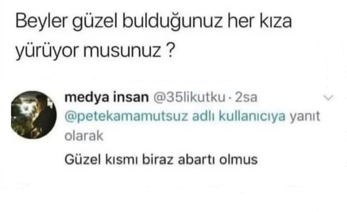 Beyler bir kıza yürümek için kriteriniz nedir 🙃?