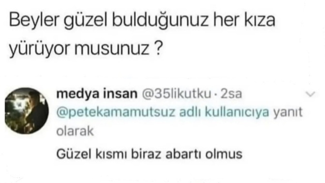 Beyler bir kıza yürümek için kriteriniz nedir 🙃?
