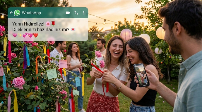 Yarın Hıdırellez! 🪬🌹 Dilekleriniz hazır mı? 💌