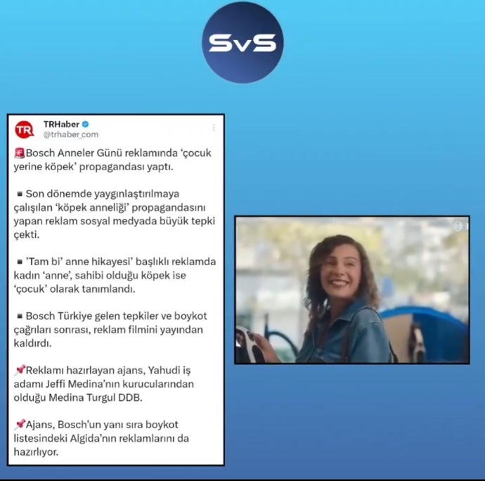 RTÜK’ün Bosch reklamına tahammül edemeyip soruşturma açması sizce nedir ya?