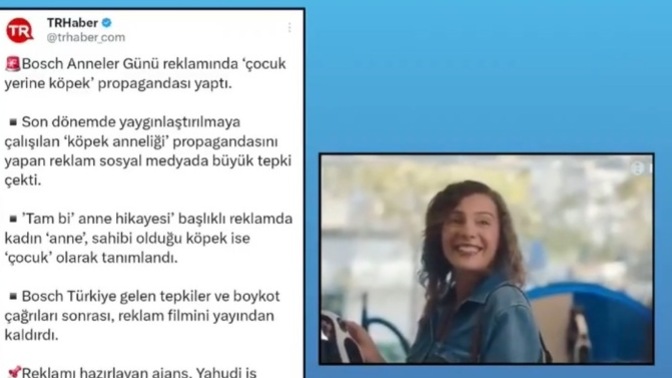 RTÜK’ün Bosch reklamına tahammül edemeyip soruşturma açması sizce nedir ya?