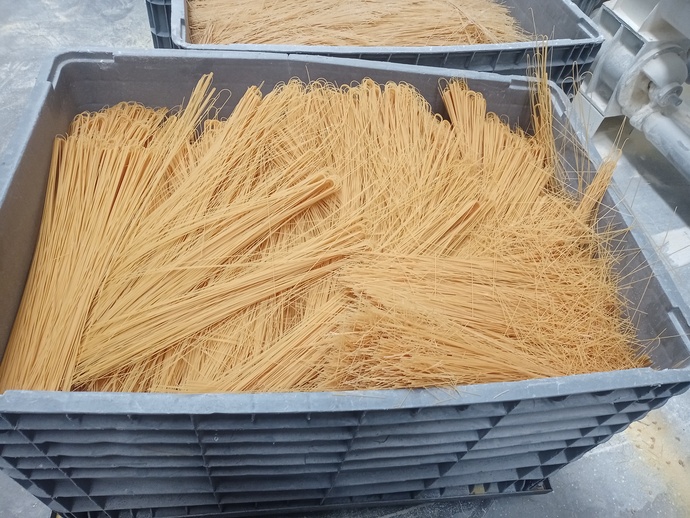 Spagetti makarna nin kırılmadan önceki hâlini hiç gördünüz mü?