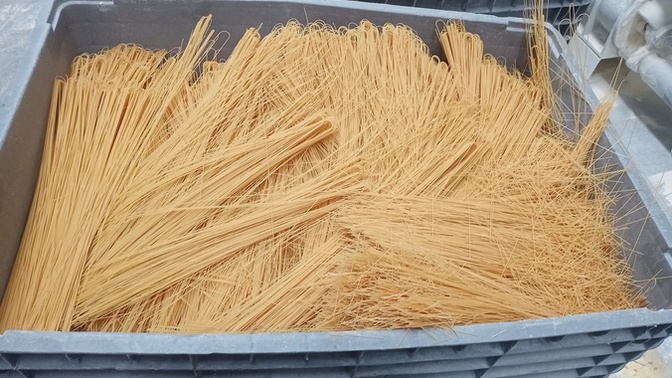 Spagetti makarna nin kırılmadan önceki hâlini hiç gördünüz mü?