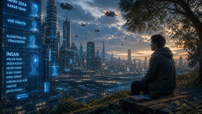 Yapay zekanın egemen olduğu bir çağda insan olmanın anlamı ve kimliği nasıl değişir?