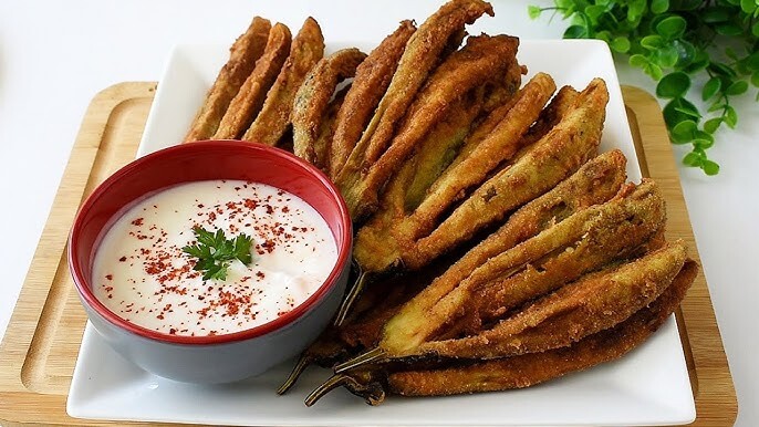 Unlu yumurta soslu patlıcan kızartması denedin mi?