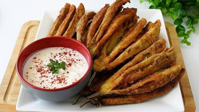 Unlu yumurta soslu patlıcan kızartması denedin mi?