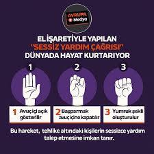 Uluslar arası yardım işaretini yapan birisini görsen anlayabilir misin?