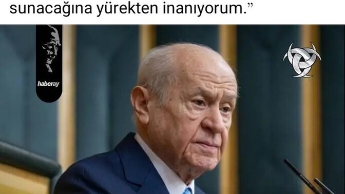 Devlet Bahçelinin bugünkü açıklaması hakkında siz ne düşünüyorsunuz?