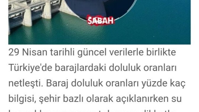 Yağışlar barajları sevindirdi, sizin bölgede de etkili oldu mu?