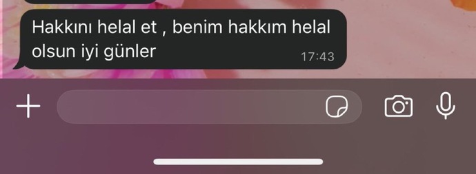Böyle ayrılık mesajına ne cevap verirdiniz?
