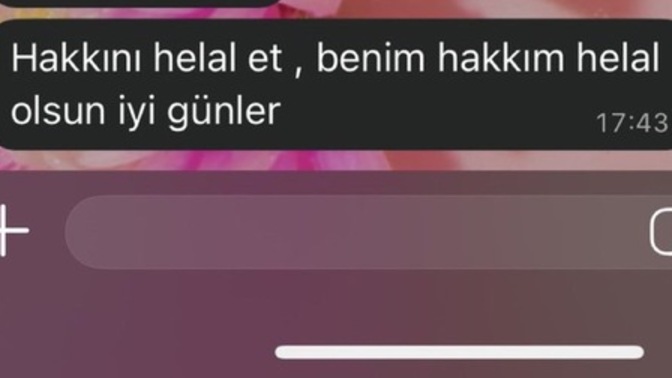 Böyle ayrılık mesajına ne cevap verirdiniz?