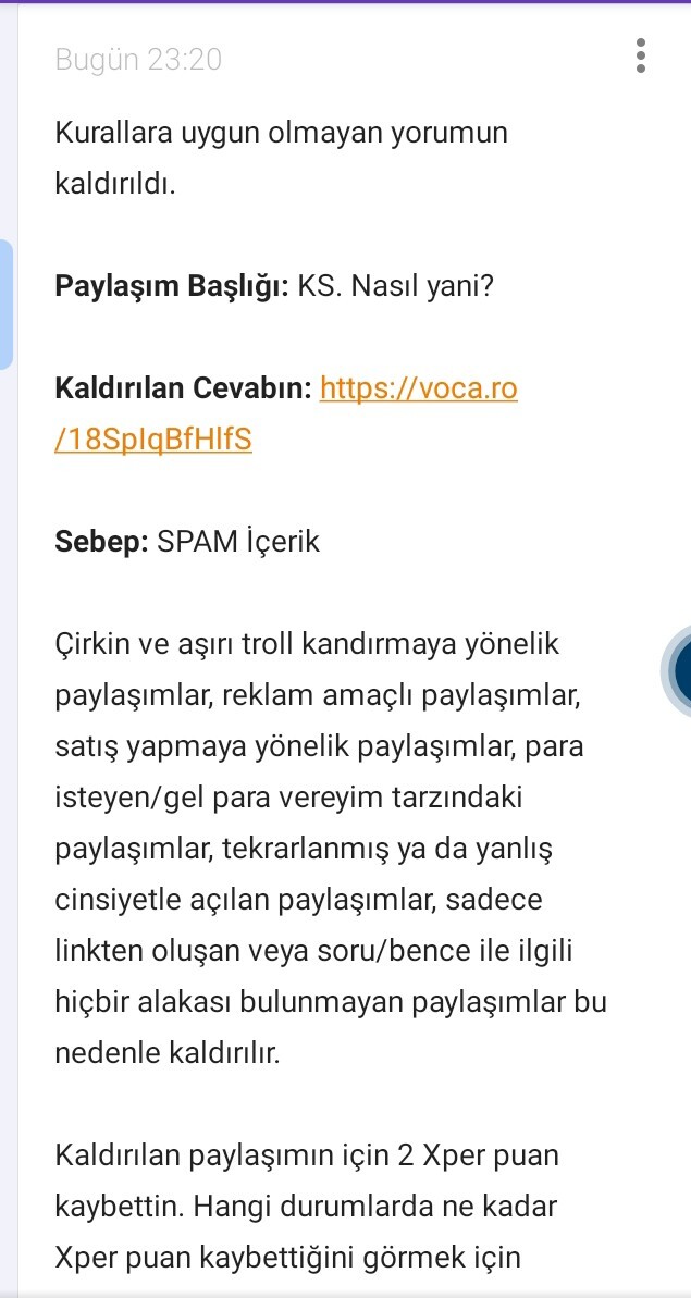 Sizinde cevaplarınız durduk yere siliniyor mu?