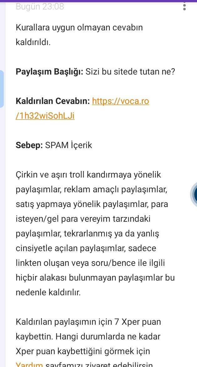 Sizinde cevaplarınız durduk yere siliniyor mu?