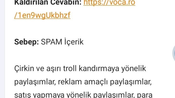 Sizinde cevaplarınız durduk yere siliniyor mu?