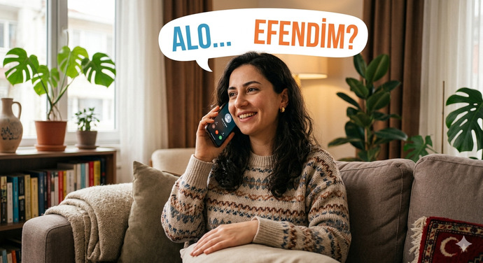 Telefonu efendim diyerek mi açıyorsunuz alo diye mi?