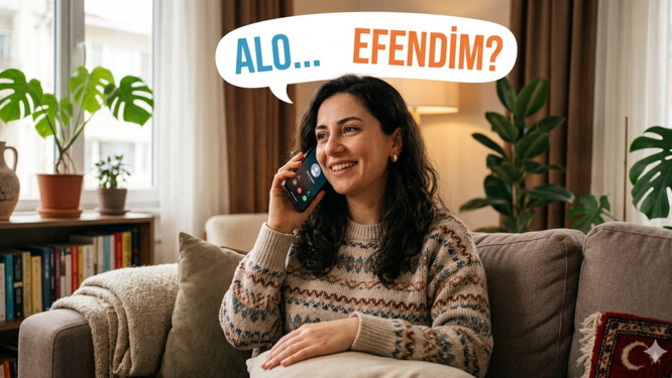 Telefonu efendim diyerek mi açıyorsunuz alo diye mi?