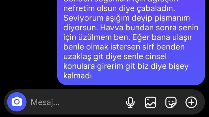 Bir ayrıl bir barış yapmaktan nefret ettim ve bunu yazdım?