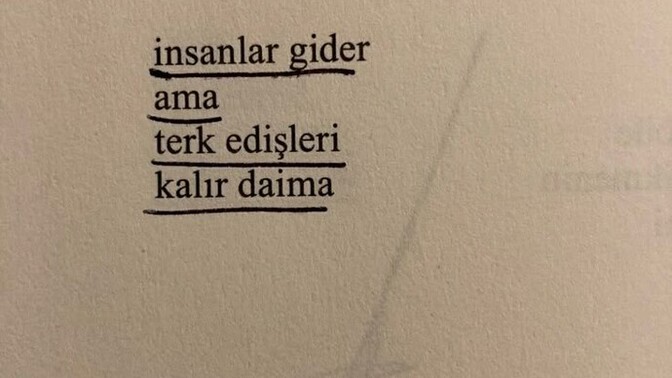 Hayatınızdan insanlar giderken gittiği an mı yoksa giden insan mı aklınıza gelir?
