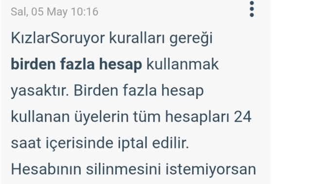 Hiç hesapinizin kapanması ile karşı karşıya kaldınız mı?