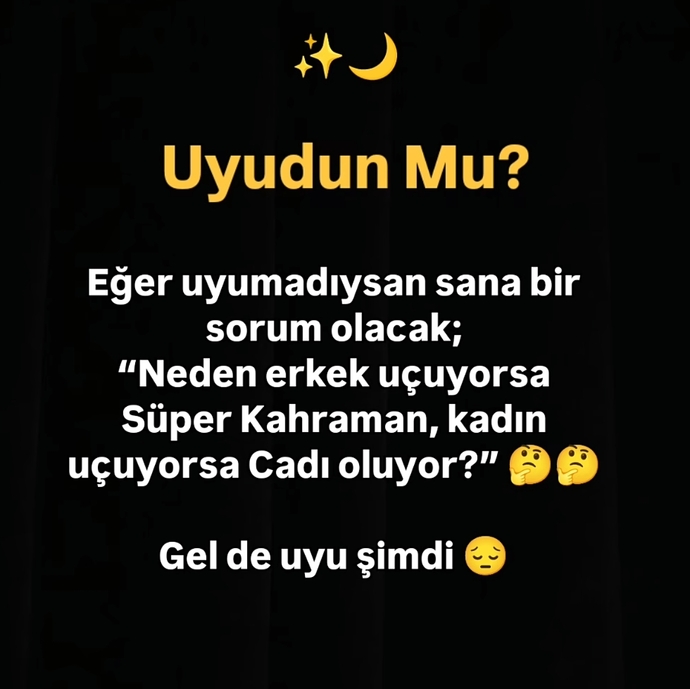 Neden uyuyamadınız halâ?