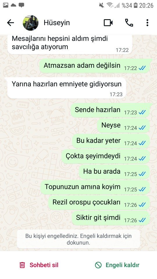 Eski eşimle karakolluk olduk şikayetçi oldum?