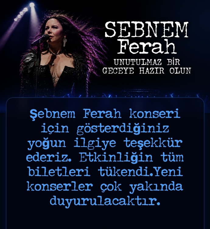 Şebnem Ferah konserine bilet nasıl aldınız, sisteme erken girip yine de sıra bekleyen var mı?