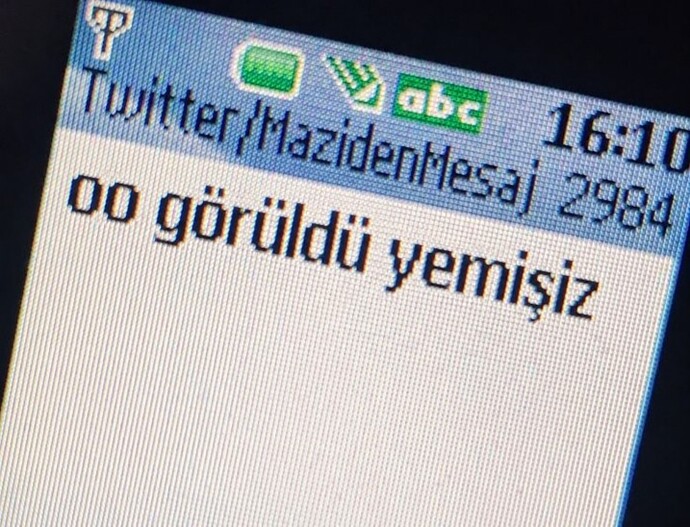 Hiç görüldü yediniz mi?