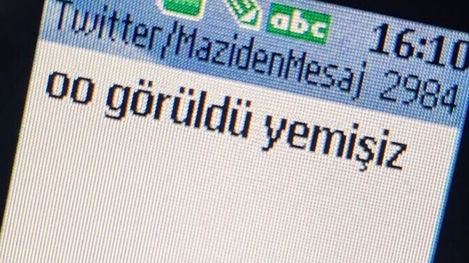 Hiç görüldü yediniz mi?