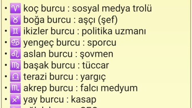 Burçlar için en uygun meslekler hangisidir sizce?