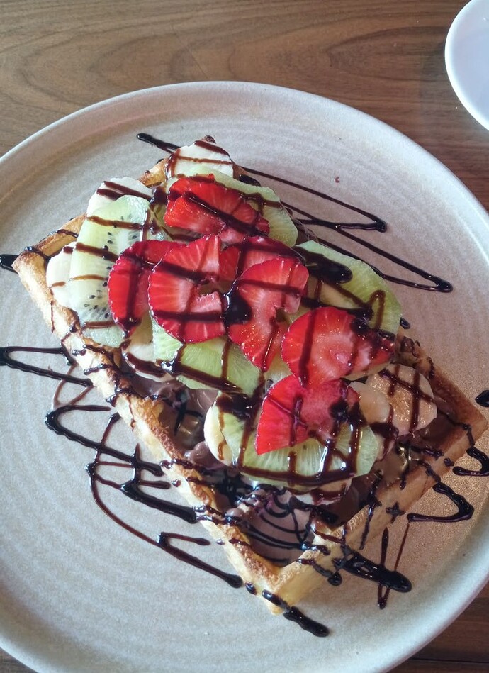 Waffle yaptım olmuş mu?