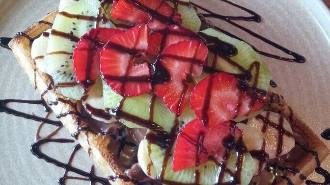 Waffle yaptım olmuş mu?