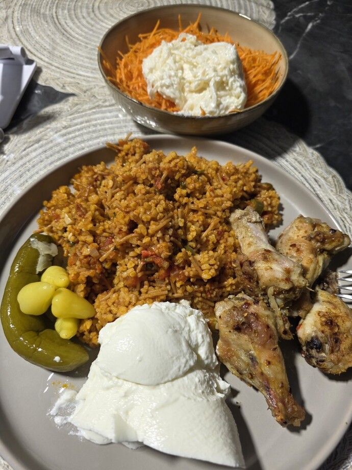 Bugun bu menuyu yaptim siz naptiniz?