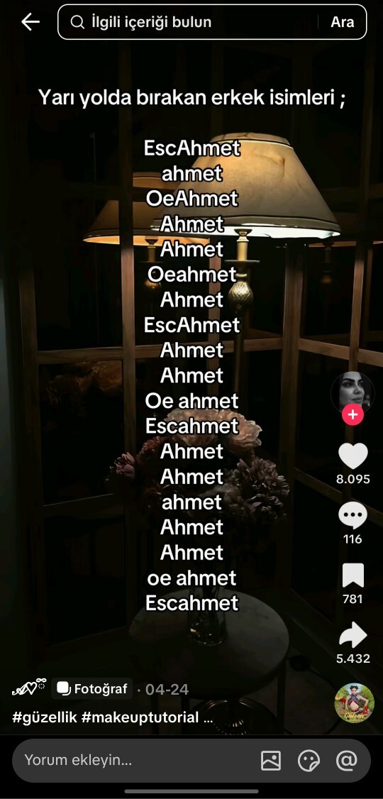 Bir erkeğe ne yazarsak bize yazar?