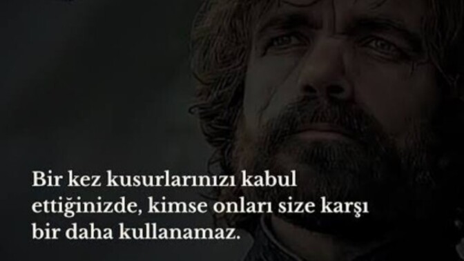 Kusurlarınızı kabullendiniz mi?