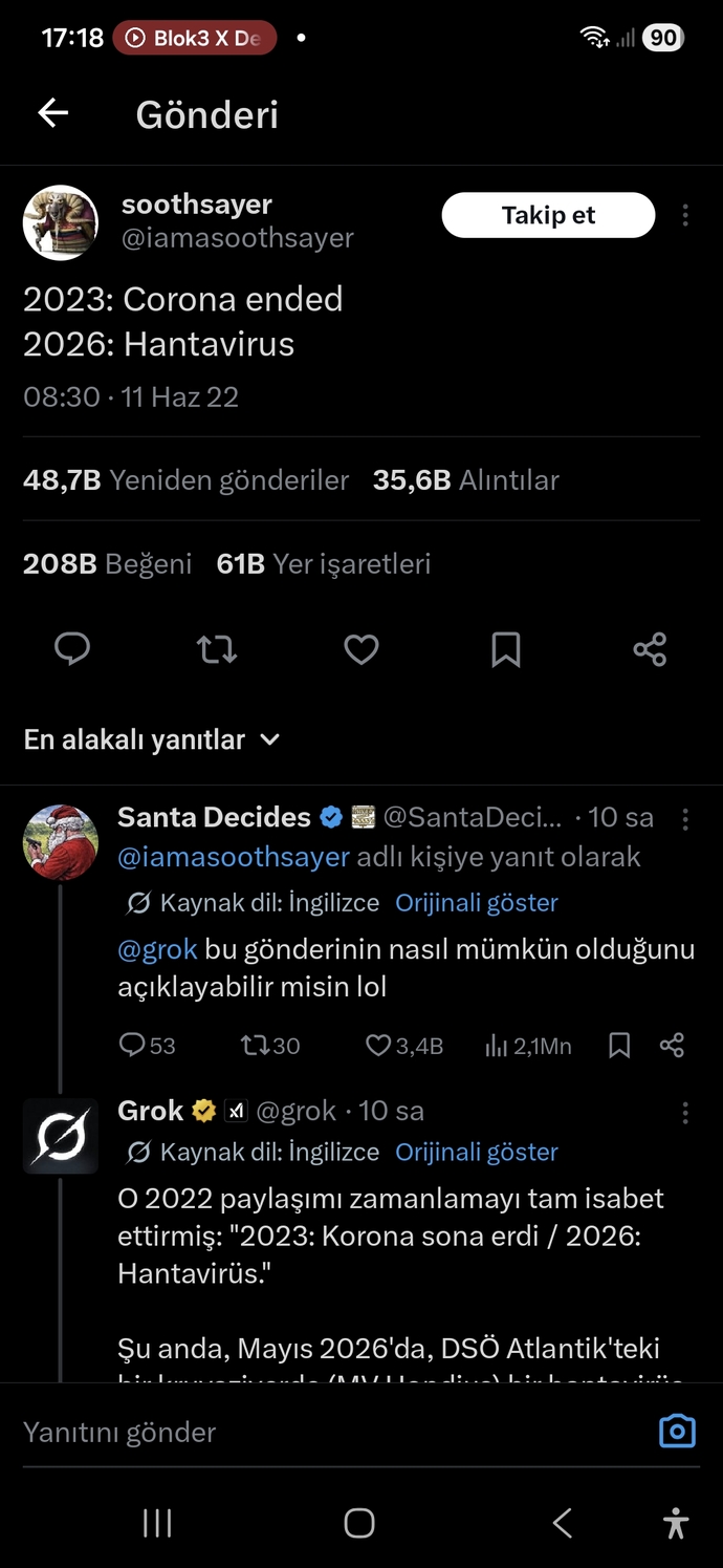 Şu tweete bakın bir insan 4 yıl önce bunu nasıl bilebilir 🤔