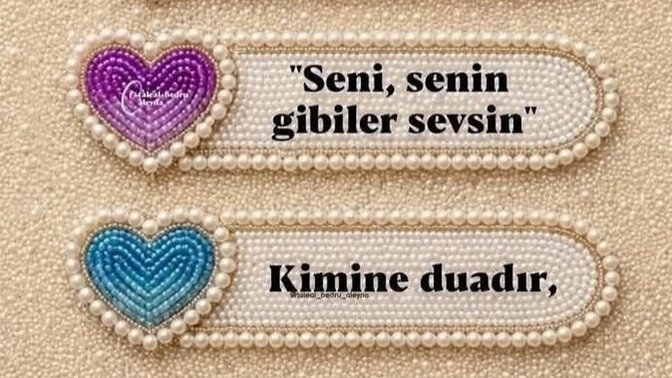 Size sizi sizin gibiler sevsin deyince gerçekten mutlu olur musunuz?