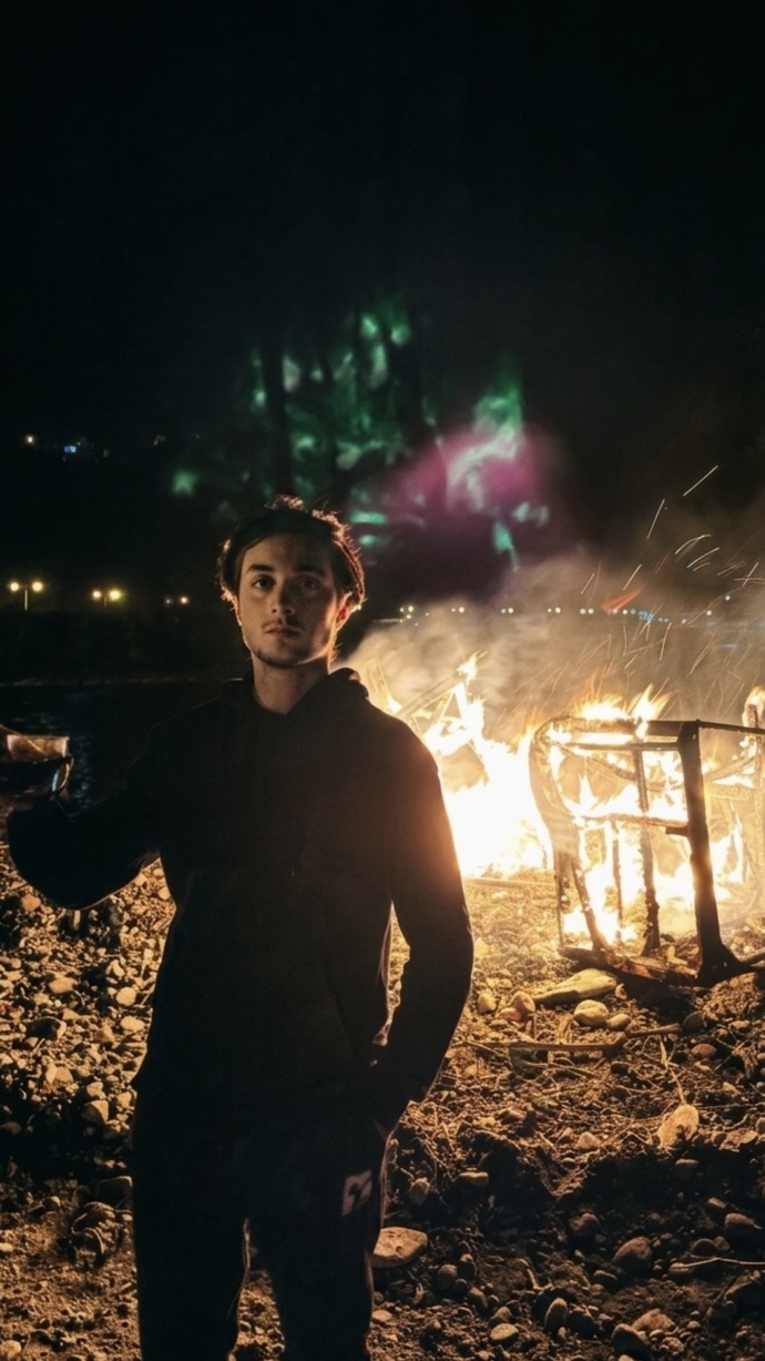 Bu fotoğrafın atmosferi sizce nasıl, hikaye mi gönderi mi yapmalı ve hangi EDM müziği gider?