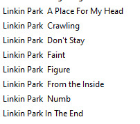 Linkin park seven var mı?