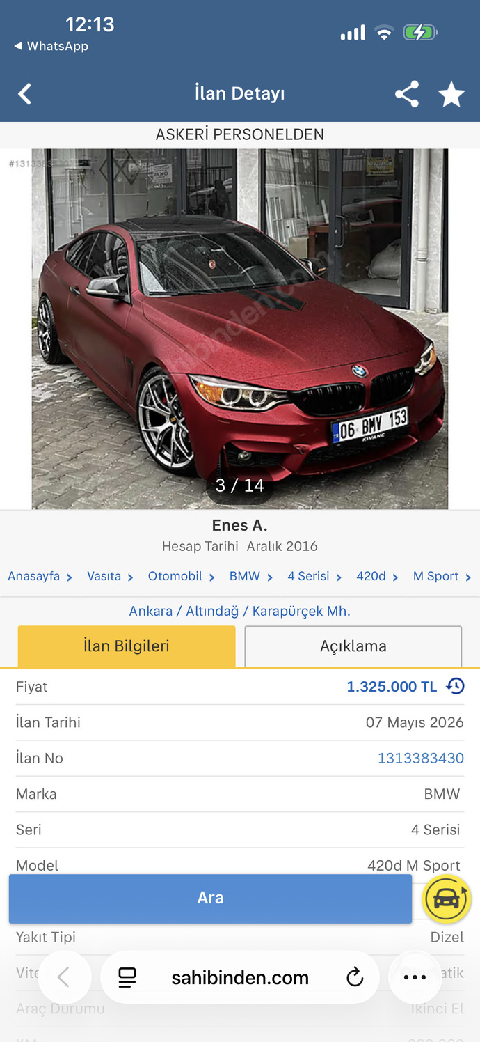 Sahibinden satılan bu araba neden bu kadar ucuz, almadan önce nelere bakmalıyım?