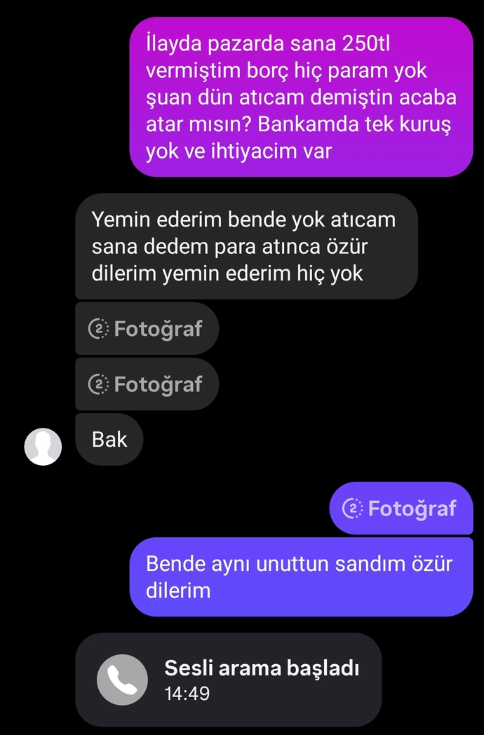 Arkadaşıma verdiğim borcu istemekle yanlış mı yaptım?