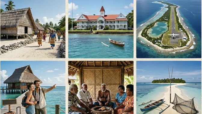 Kiribati, Tonga, Tuvalu, Fiji gibi üklelere seyehat etmek ister miydiniz?