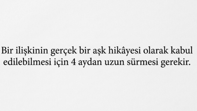 İlişkinin süresi önemli mi?
