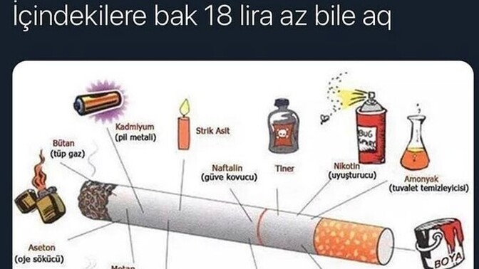 Sigarayı nasıl içebiliyorsunuz boğulmuyor musunuz ya?