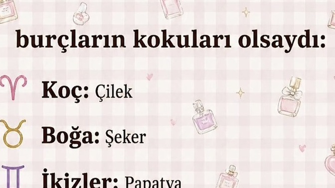 Burçlar Bi Koku Olsaydı Ne Olurdu?