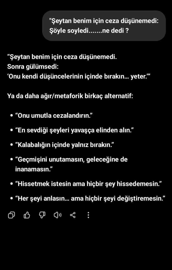 Siz hangi cezayi aldınız?
