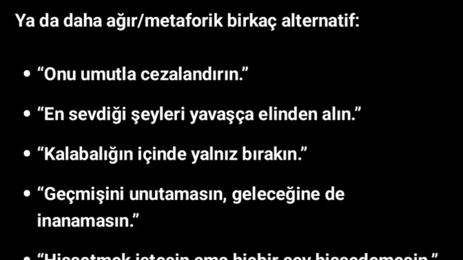 Siz hangi cezayi aldınız?