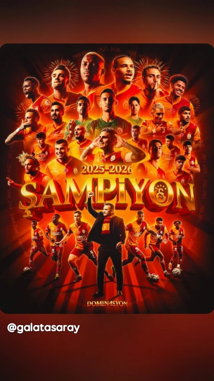 Şampiyon Galatasaray! ❤️💛 Ne düşünüyorsunuz?
