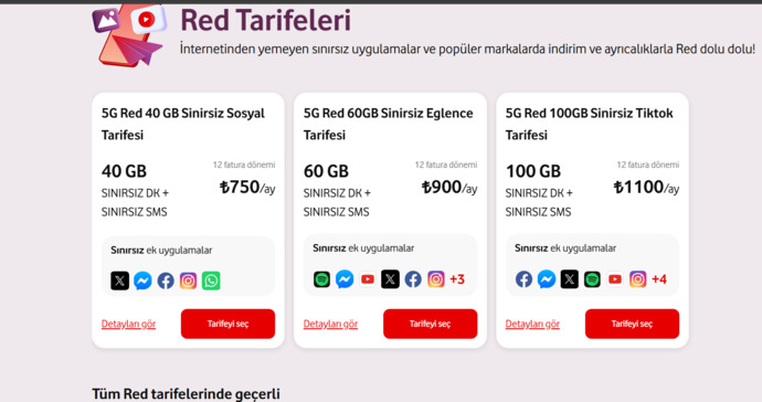 Önerebileceginiz tarife var mı?