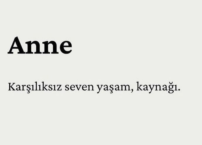 Tüm annelerin, anne olmasa bile kalbi anne şefkatiyle atan tüm kadınların anneler gününü kutluyorum ♥️🌹🌟👑?