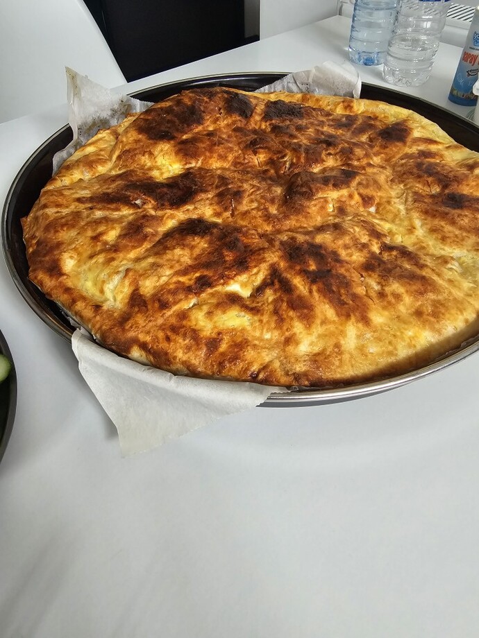 Peynirli böreği güzel yapmış mıyım?